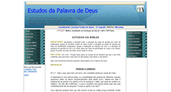 Desktop Screenshot of estudodabiblia.com.br